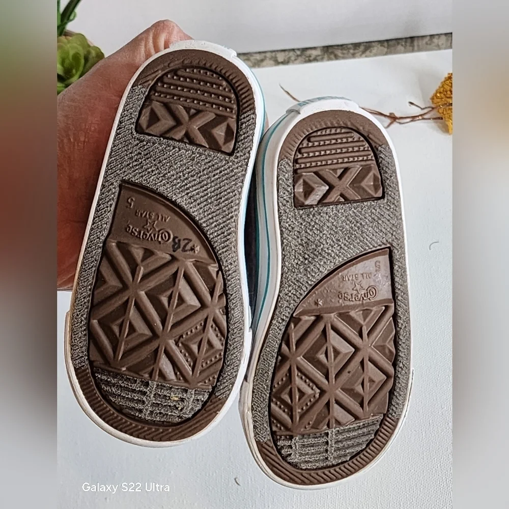 Converse Kids Shoes - Blue and Purple